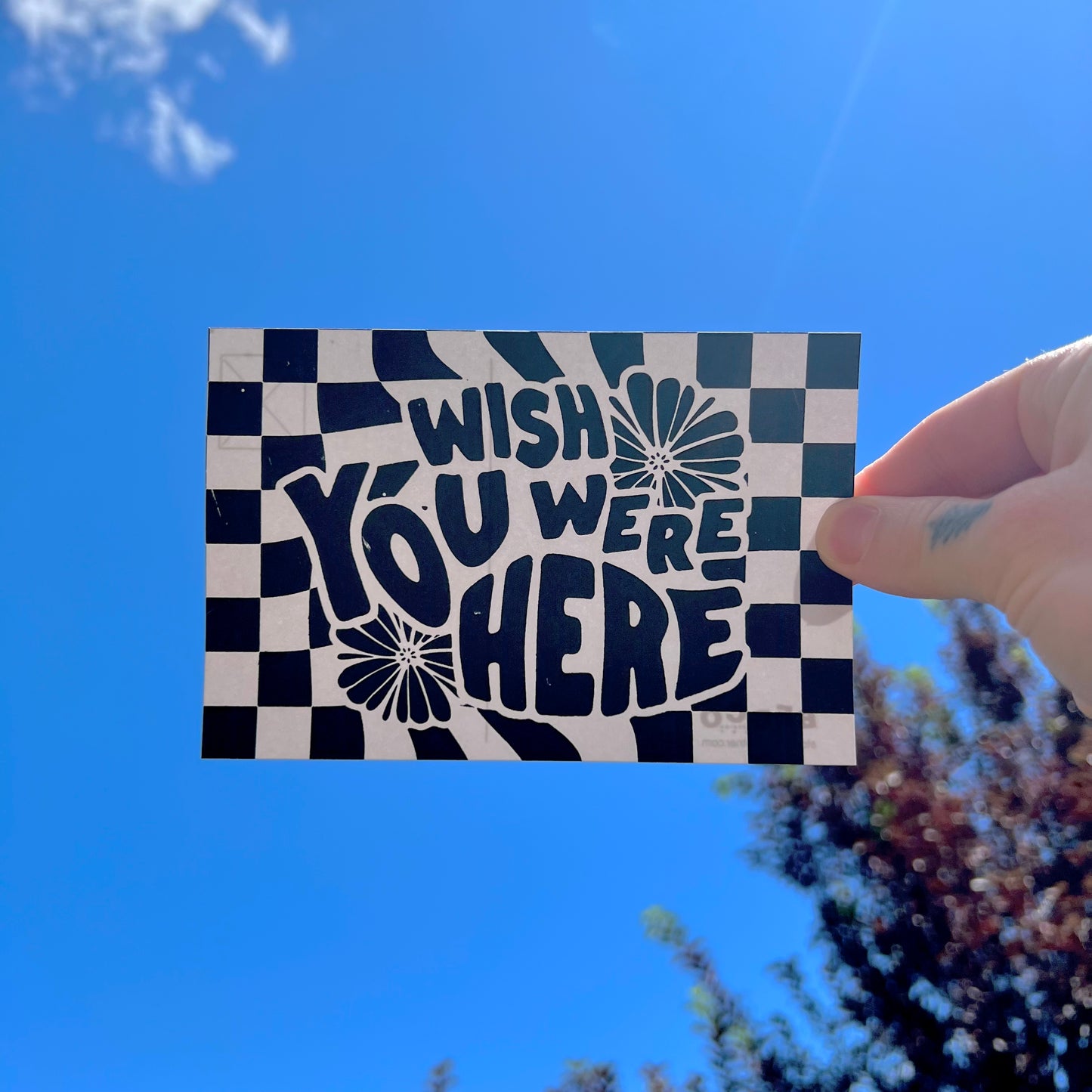 "Wish You Were Here" Post Card