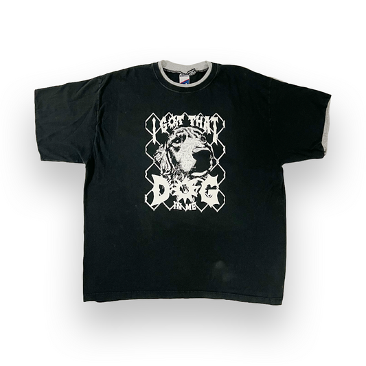 "I Got That Dog In Me" XL Black/Gray Two-Tone 90s Vintage Tee