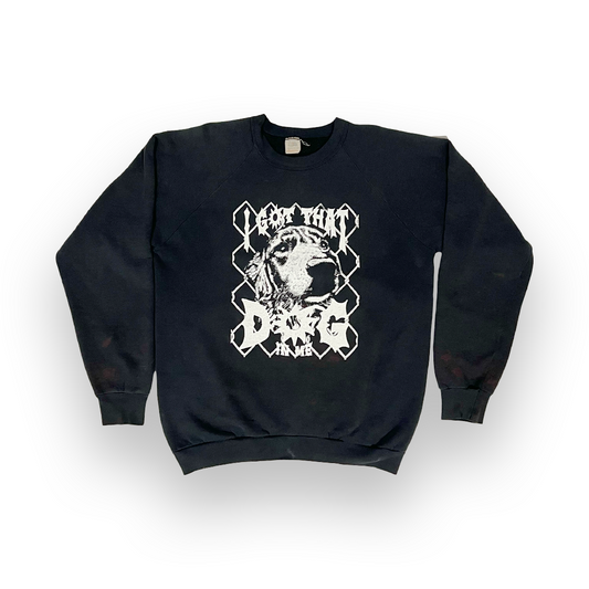 "I Got That Dog In Me" XL Black 90s Vintage Crew Neck