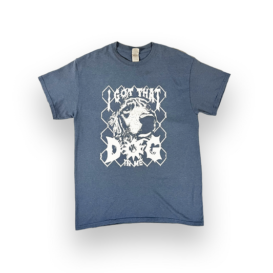 "I Got That Dog In Me" M Heather Blue Tee