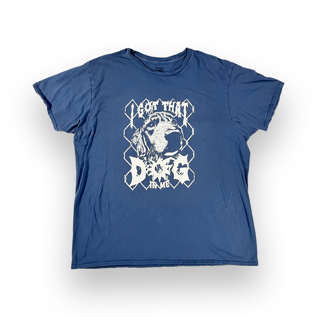 "I Got That Dog In Me" 2XL Blue Tee