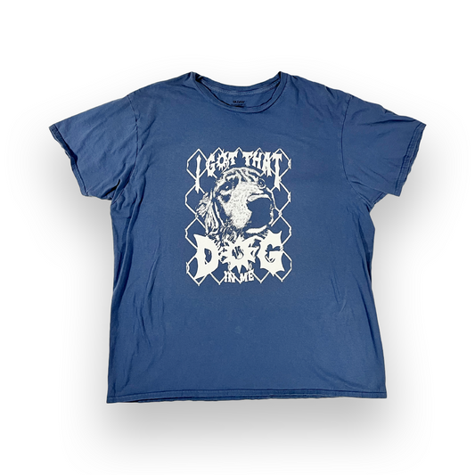 "I Got That Dog In Me" 2XL Blue Tee