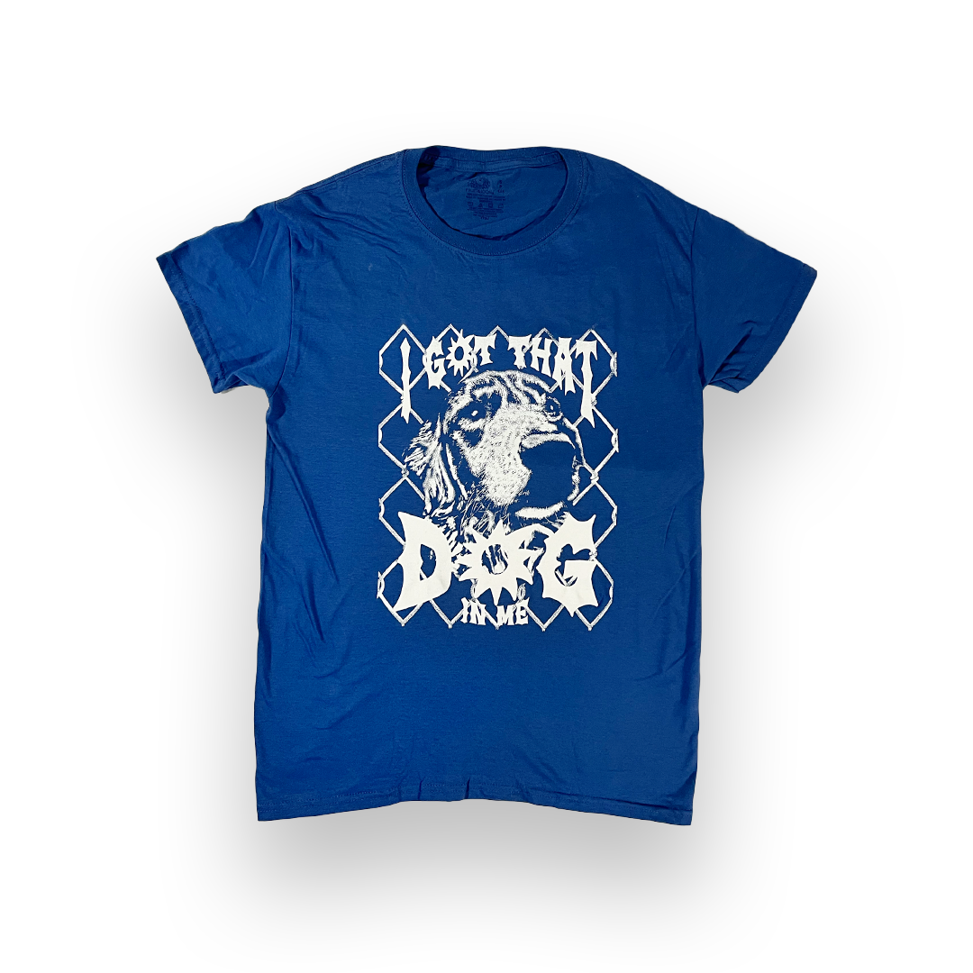 "I Got That Dog In Me" S Navy Blue Tee