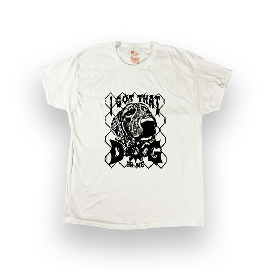 "I Got That Dog In Me" XL White Tee