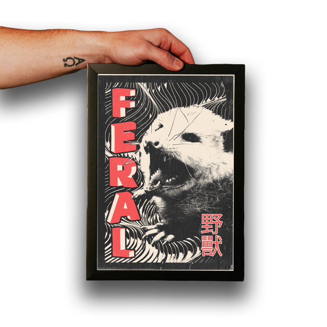 "Feral" Poster Print