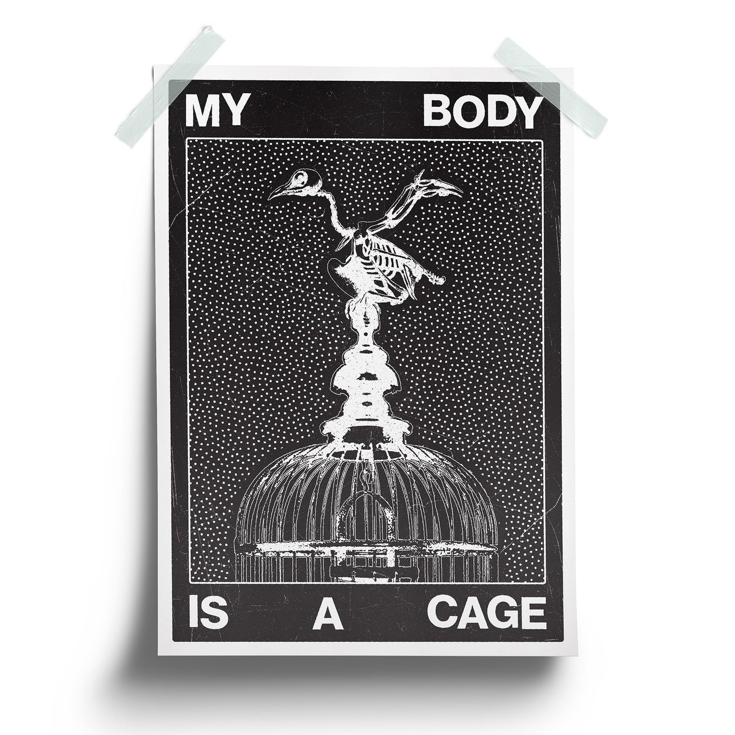"Cage" Poster Print