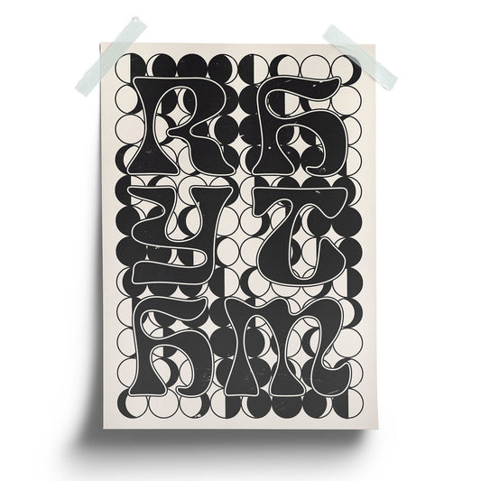 "Rhythm" Poster Print
