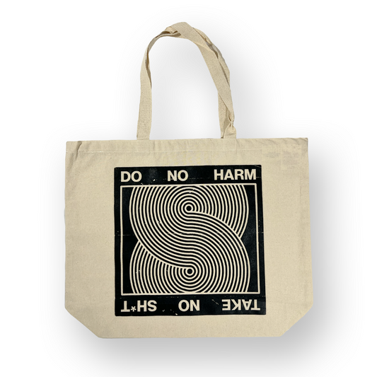 "Do No Harm" Recycled Canvas Tote