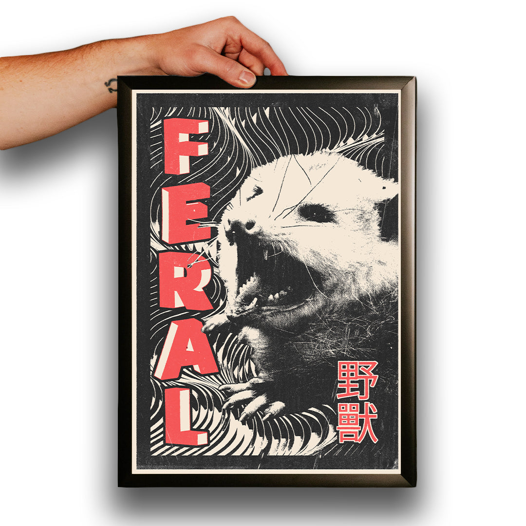 "Feral" Poster Print